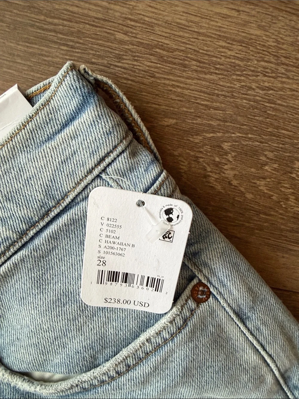 AGOLDE Ren High Rise Wide Leg Jeans- size 28